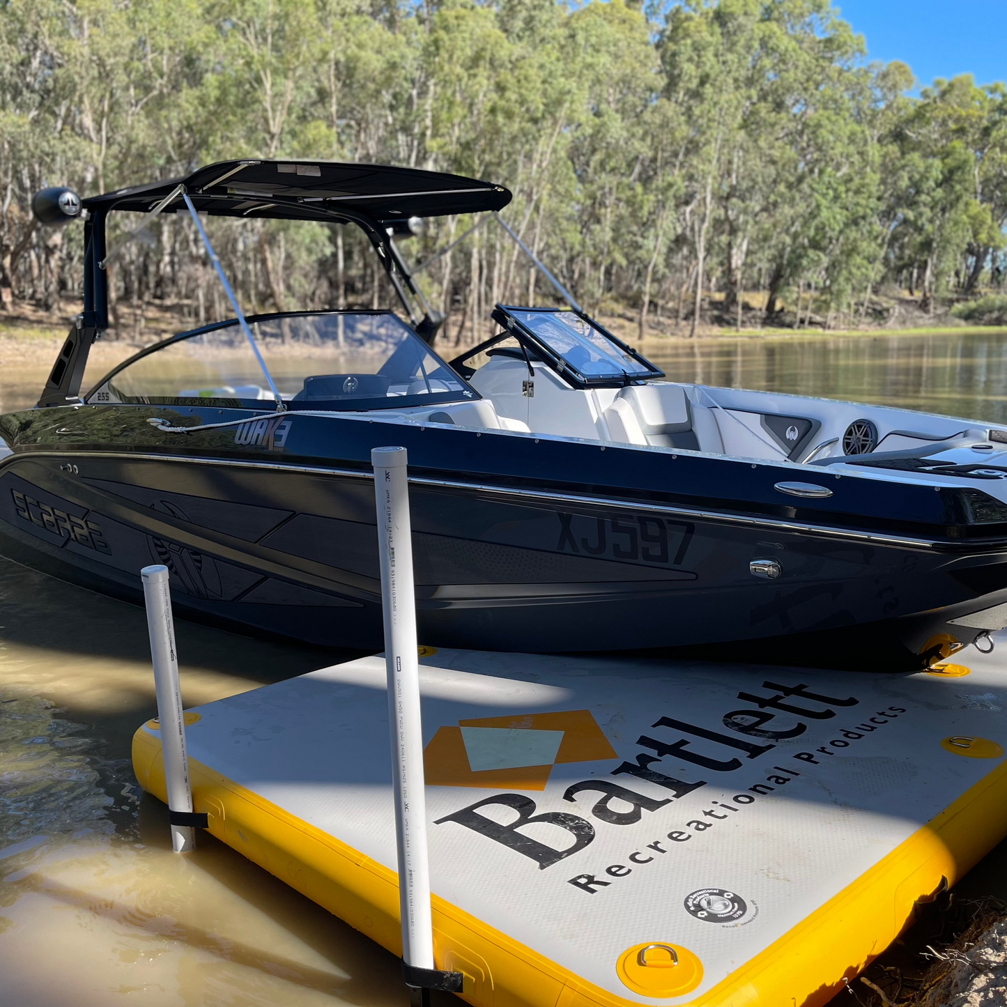 4Mx2M 'V' Deck Inflatable Pontoon