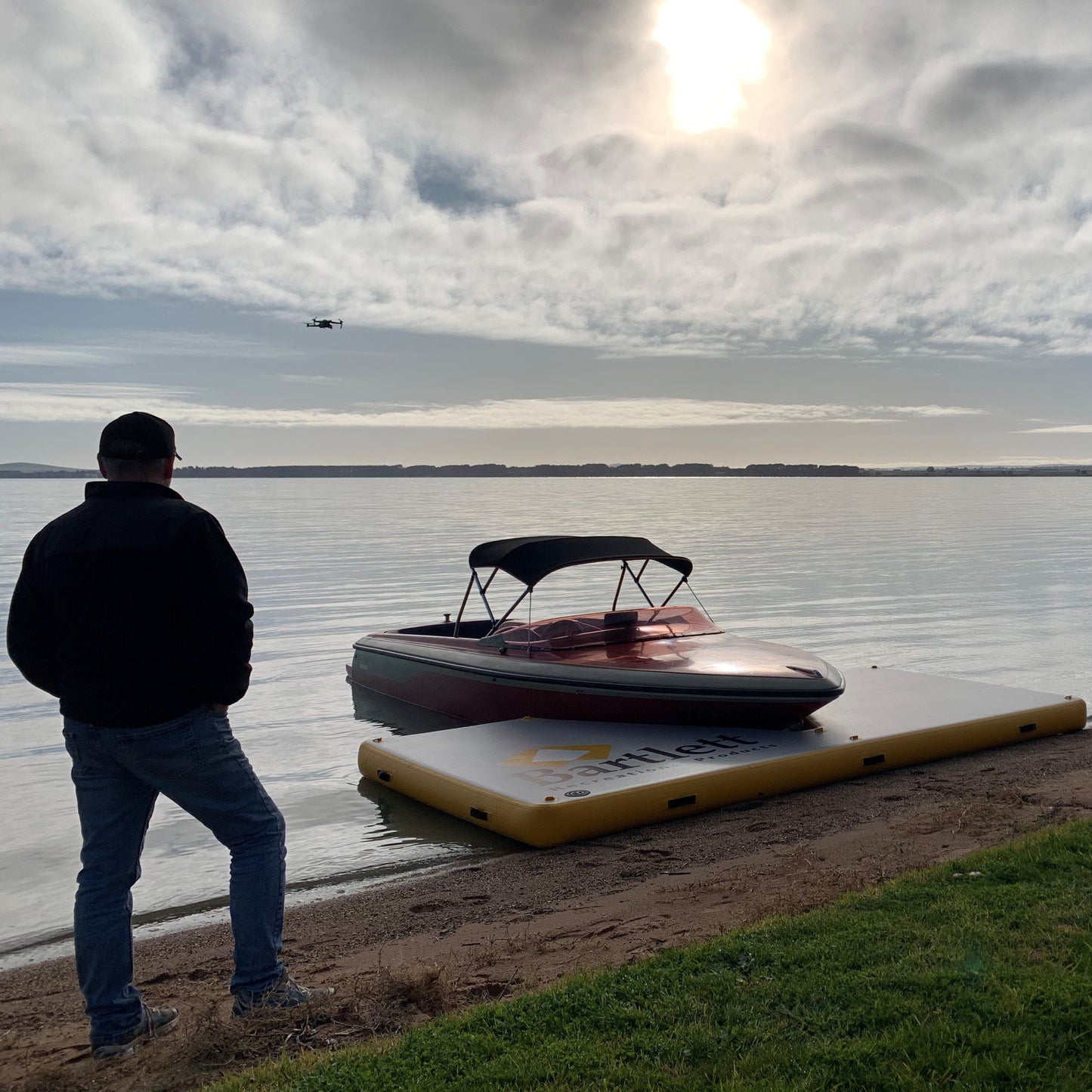 V Deck Pontoon Bartlett Recreational Inflatable Pontoon Skadr Dock Jetty Australia Gilflite Spitfire