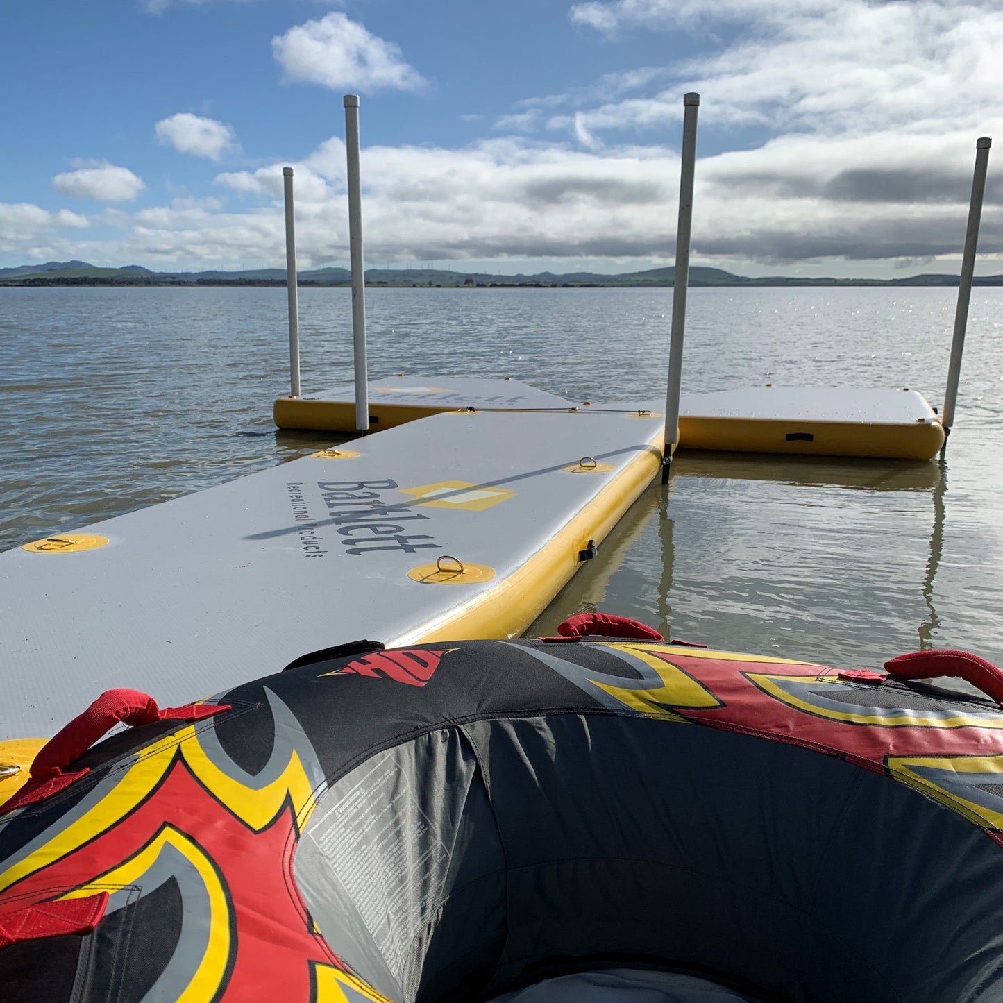 V Deck Pontoon Bartlett Recreational Inflatable Pontoon Skadr Dock Jetty Australia