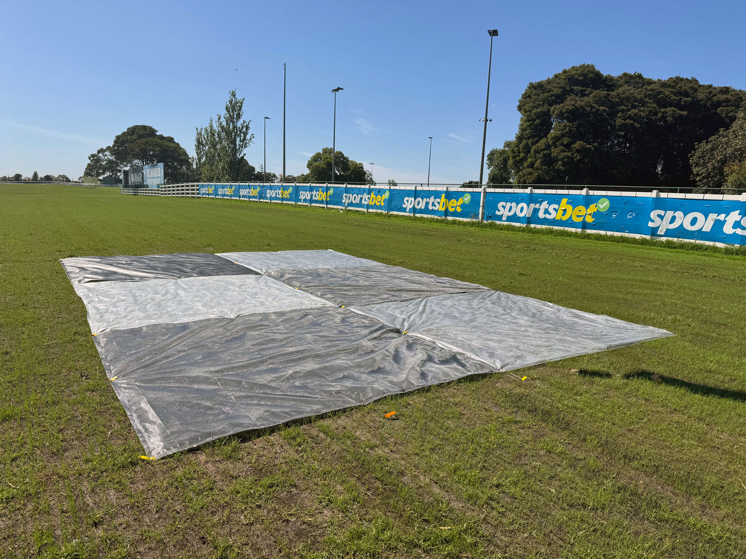 growth blanket installed on racetrack turf at Caulfield Racecourse
sports turf repair growth cover positioned along Caulfield Racecourse track surface
turf blanket supporting couch grass recovery at Caulfield Racecourse
large format growth cover protecting racing surface turf at Caulfield
professional turf growth blanket deployed on Caulfield Racecourse grass track
warm season turf recovery using growth cover at Caulfield Racecourse