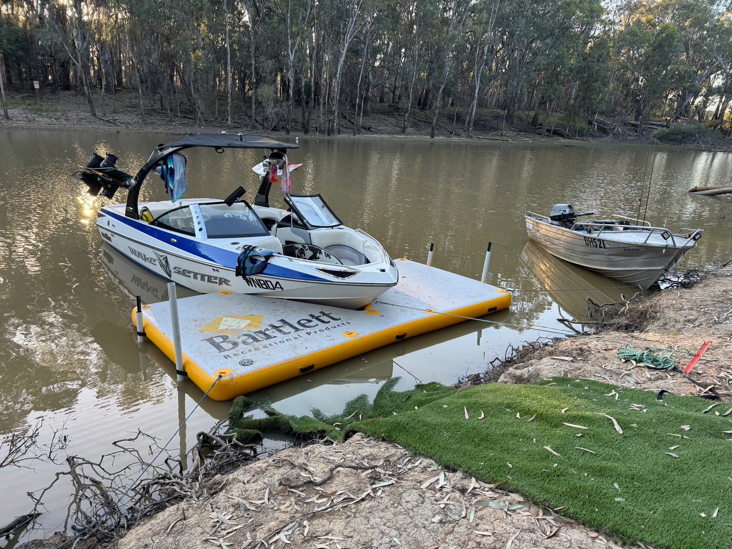 4Mx2M 'V' Deck Inflatable Pontoon