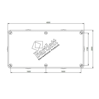 4Mx2M Deck Extender Inflatable Pontoon