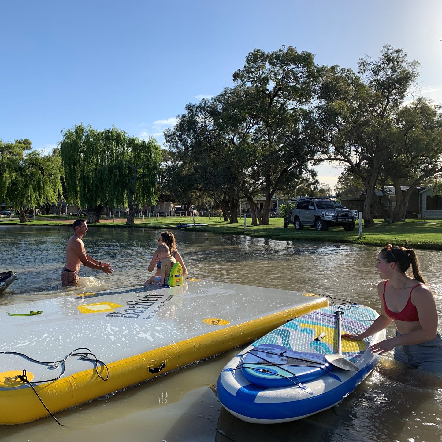4Mx2M Deck Extender Inflatable Pontoon