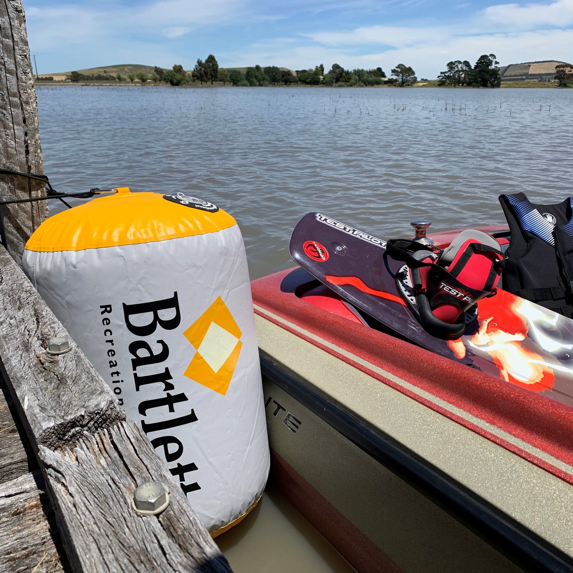 0.6M (2FT) Bartlett Recreational Products Australia Inflatable Boat Fender Ski Boat Big Bumper Boat Raft Up Jet Ski Tinny Yacht Jetty Dock Fender